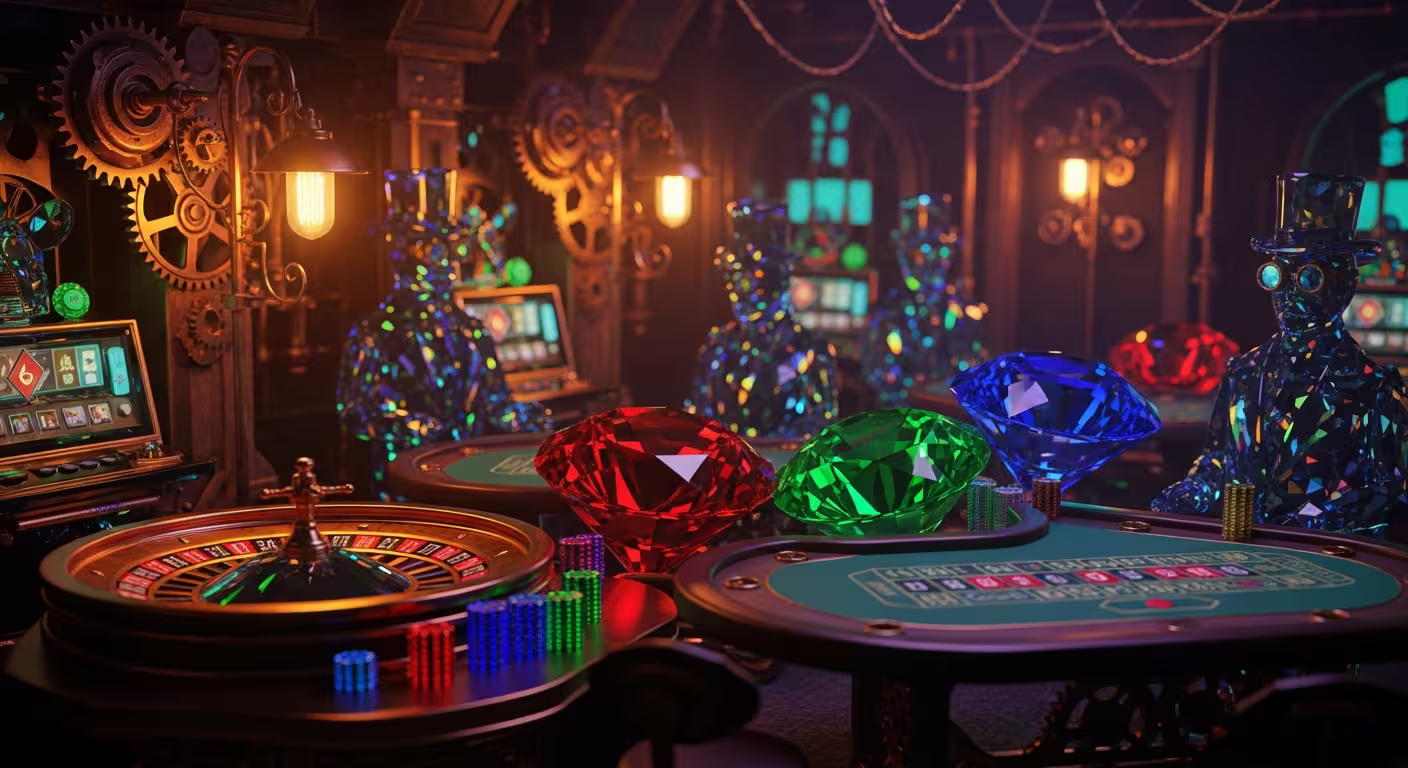 Hypnotic casino interface showing time distortion and immersive flow state design