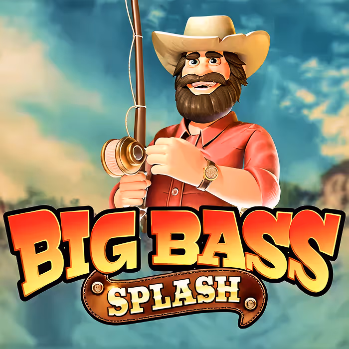Big Bass Splash fishing-themed slot with free spins and money symbols